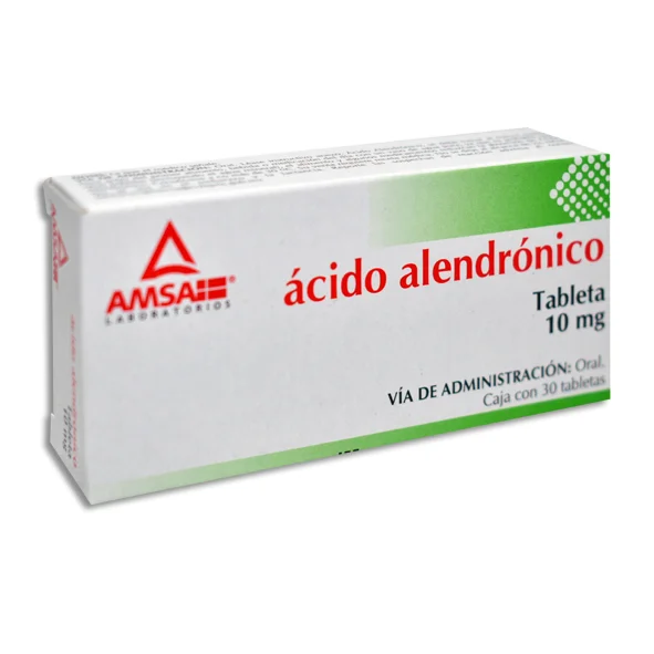 Ácido Alendrónico 10mg - 30 Tabletas 