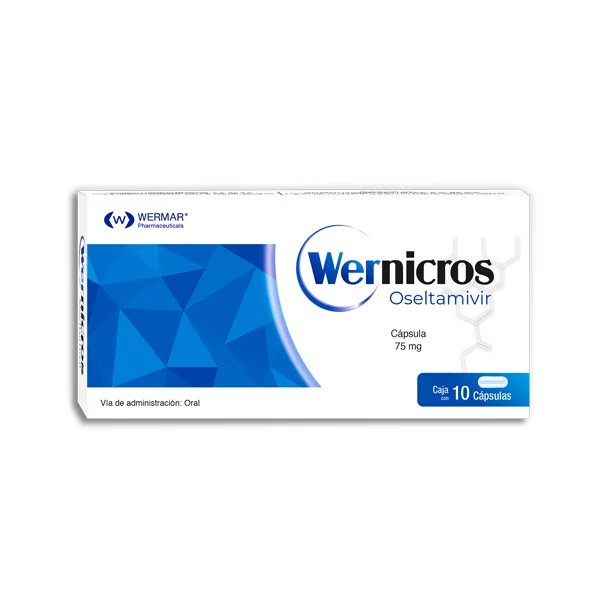 Wernicros 75 mg - 10 Capsulas 