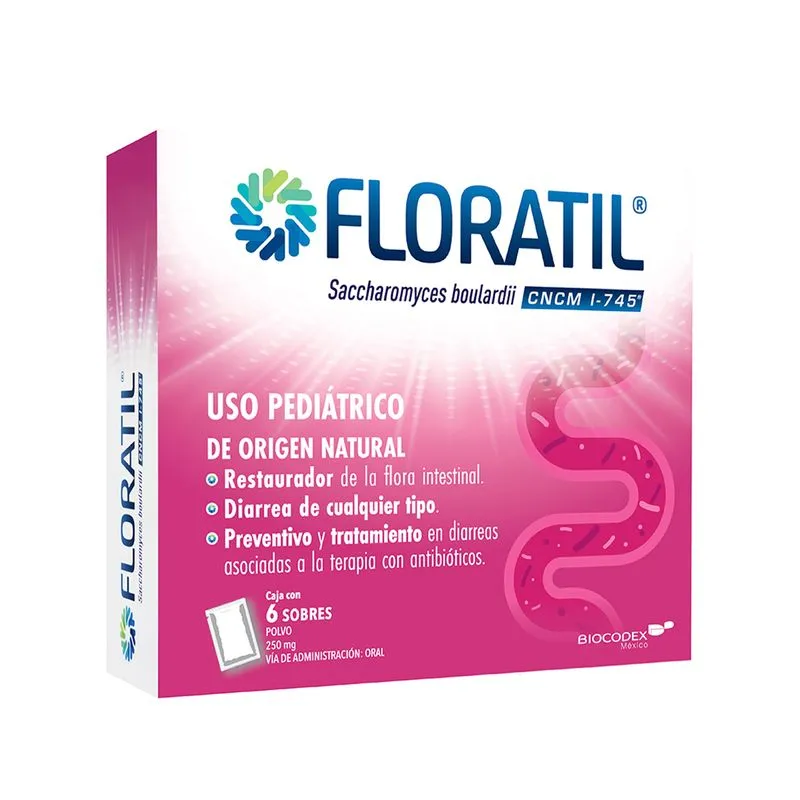 Floratil Polvo 250 mg -12 sobres 