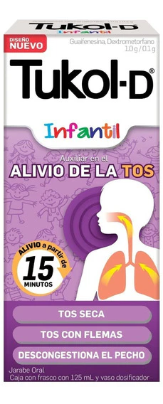 Tukol D infantil 0.1 g / 5 ml - 125 ml 