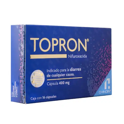 Topron 400 mg - 16 cápsulas
