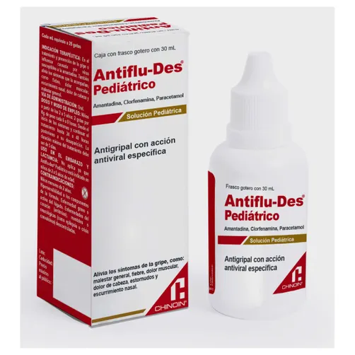 Antiflu- Des Jr. Pediátrico Frasco con 30 ml 