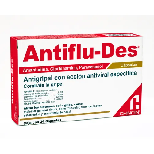 Antiflu- Des 50 mg- 24 cápsulas 