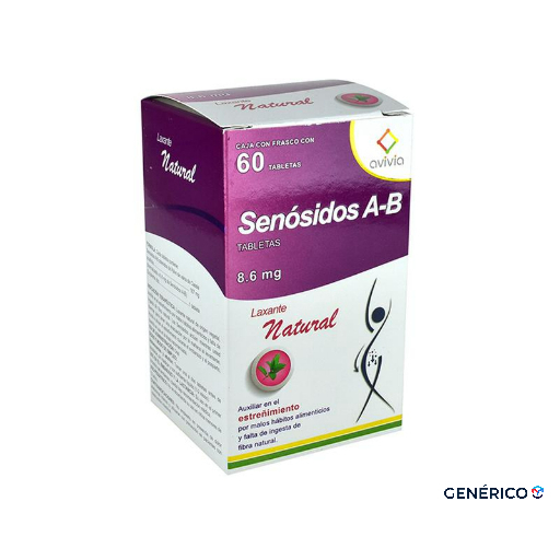 Senósidos A-B 8.6 mg - 60 tabletas 