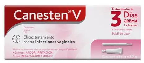 Canesten V Infecciones Vaginales Clotrimazol 2% Crema