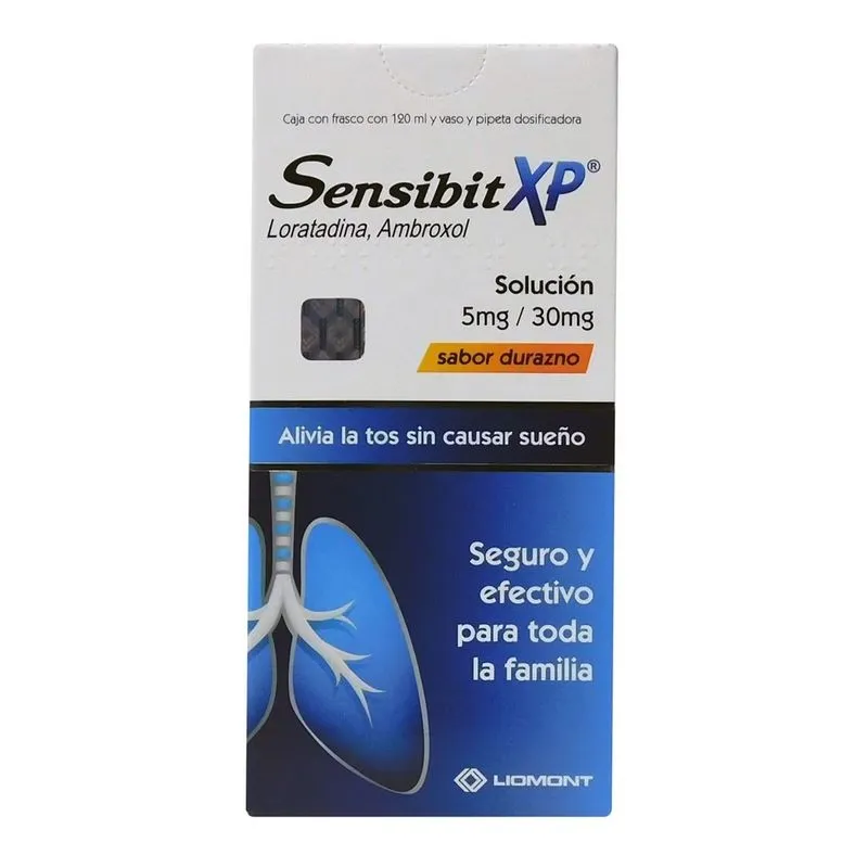 Sensibit XP Solucion 5 mg / 30 mg Frasco con 120 mL
