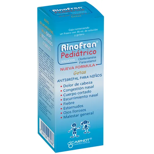 Rinofren Pediátrico Antigripal Gotas 30 ml