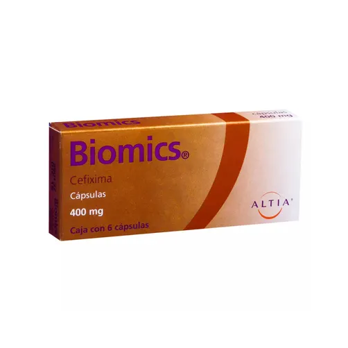 Biomics 400 mg – Caja x 6 cápsulas