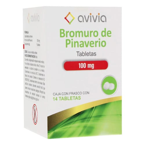 Bromuro de pinaverio 100 mg – 14 tabletas