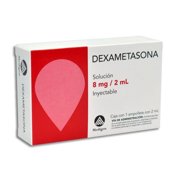 Dexametasona 8 mg – Solución Inyectable 2 ml