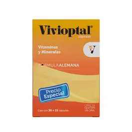 Vivioptal 30 + Multimineral – 45 cápsulas (30 + 15 gratis)
