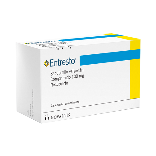 Entresto Sacubitrilo–Valsartán 100 mg – 60 tabletas