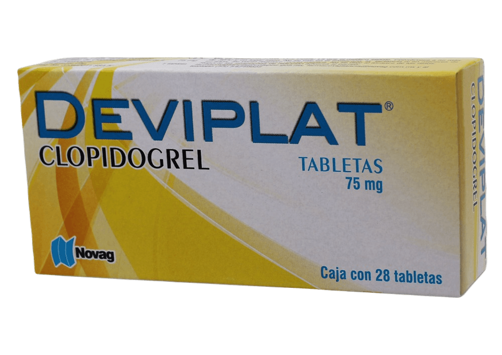 Deviplat Clopidogrel 75 mg – 28 tabletas