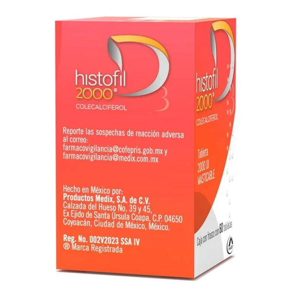 Histofil 2000 UI C 60 tabletas