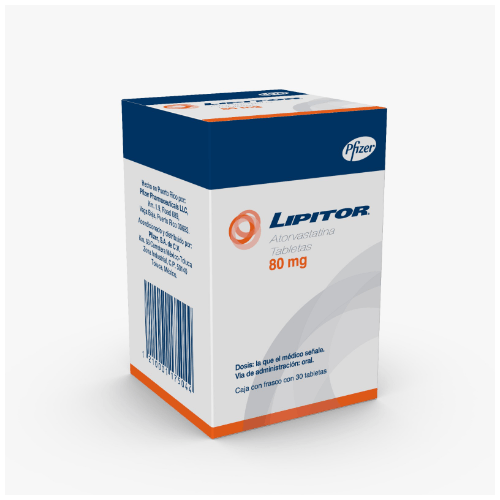 Lipitor 80 mg 30 Tabletas 