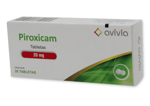Piroxicam 20 mg 20 Tabletas