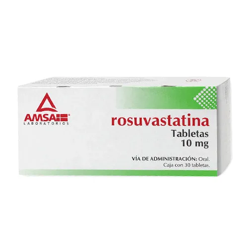 Rosuvastatina 10 mg 30 tabletas 