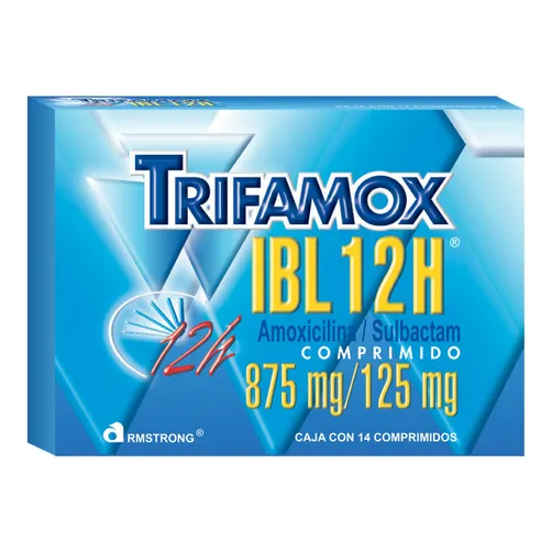 Trifamox Ibl 12H 875 mg/125 mg Oral 14 comprimidos