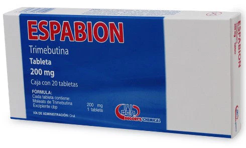 Espabion Trimebutina 200 mg 20 tabletas
