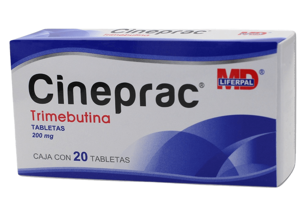 Cineprac Trimebutina 200 mg 20 tabletas