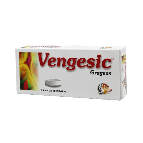 Vengesic 100 mg/0.5 mg/200 mg 20 tabletas 