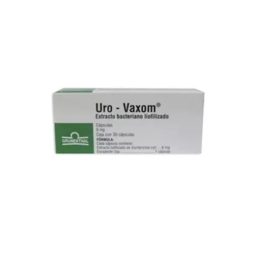 Uro‑Vaxom 6 mg 30 capsulas 