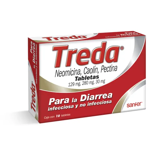 Treda Neomicina 10 tabletas