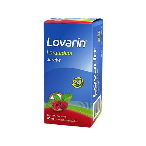 Lovarin Loratadina 100 mg Jarabe 60 ml
