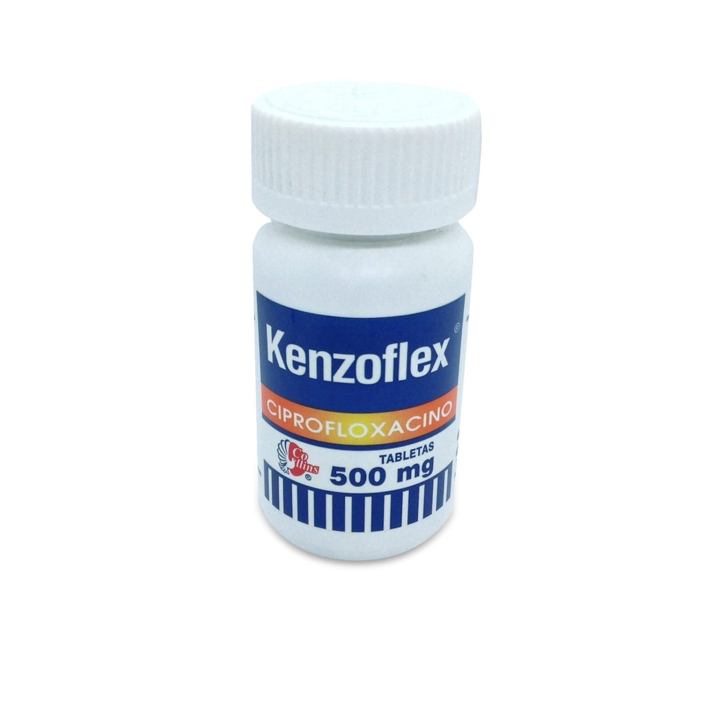 Kenzoflex Ciprofloxacino 500 mg – frasco x 28 tabletas 