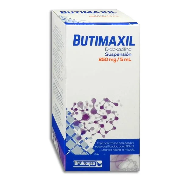 Butimaxil Suspensión Dicloxacilina 250 mg/5 ml 60 ml