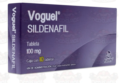 [VOG-MAV-CAJ-CAR] Voguel 100 mg – Caja 10 tabletas de Sildenafil