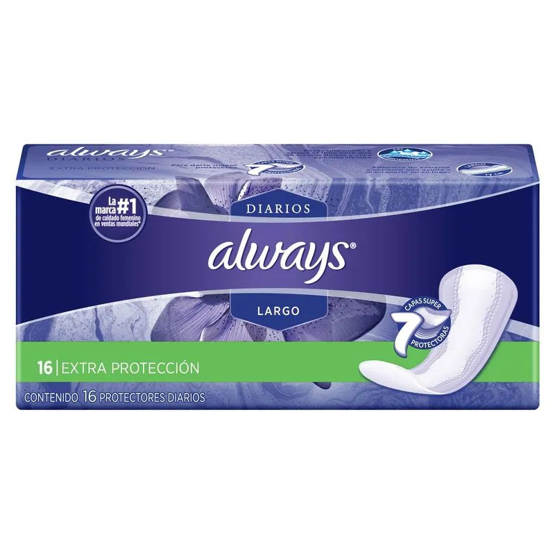 Panty  Protectores Always Suprem C/16 Pieza