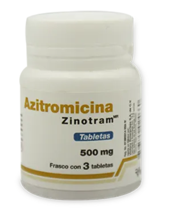 Zinotram Azitromicina 500 Mg Con 3 Tabletas