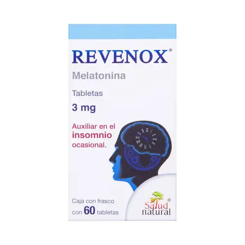REVENOX Melatonina 3mg 60 Tabletas