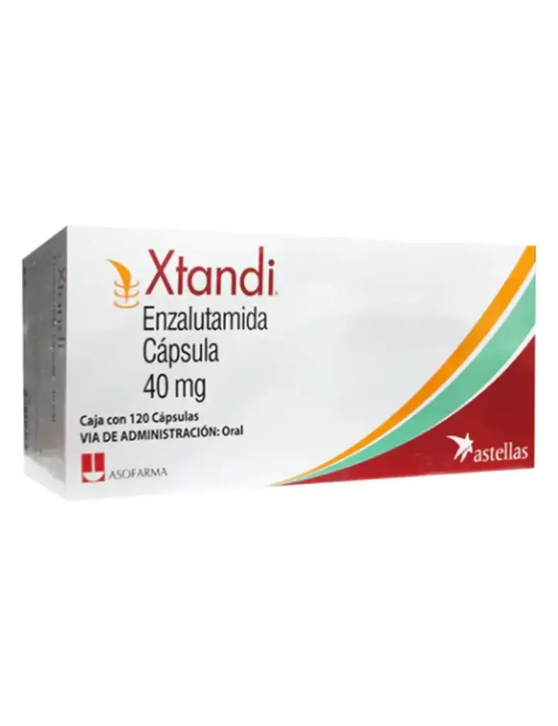 Xtandi 40 mg Frasco 120 cápsulas