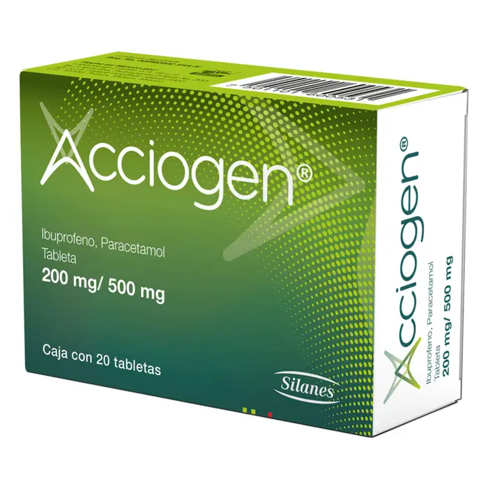 ACCIOGEN 200/500MG- 20TAB