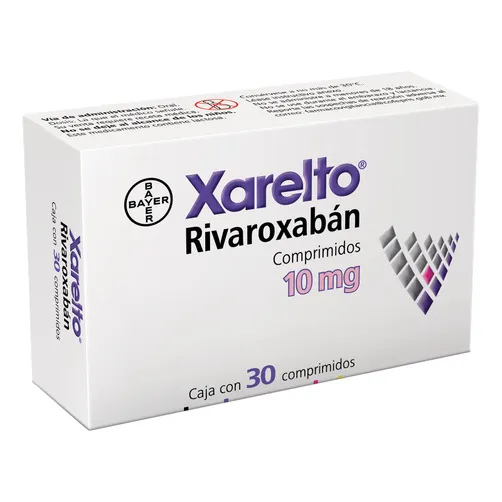 Xarelto 10 mg Oral 30 Comprimidos