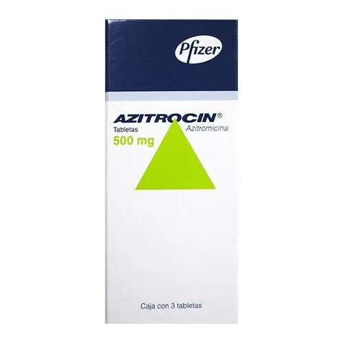 Azitrocin 500 mg 3 Tabletas