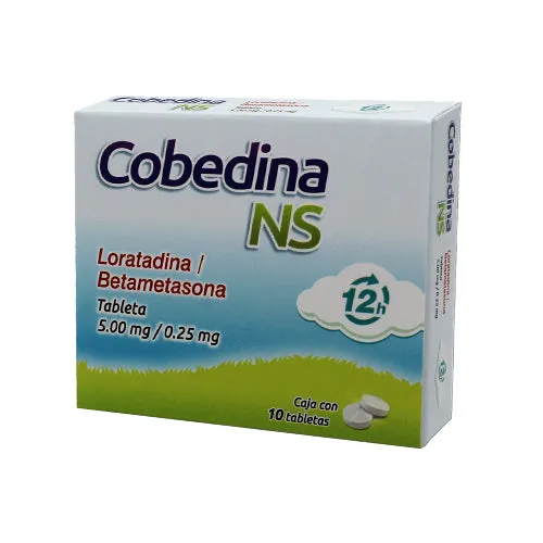 Cobedina NS 5 mg/0.25 mg – 10 tabletas