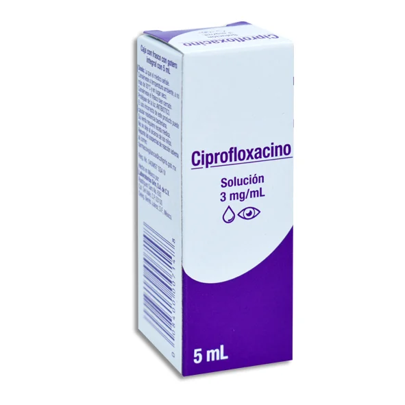 Ciprofloxacino Solución Gotas 5 ml 