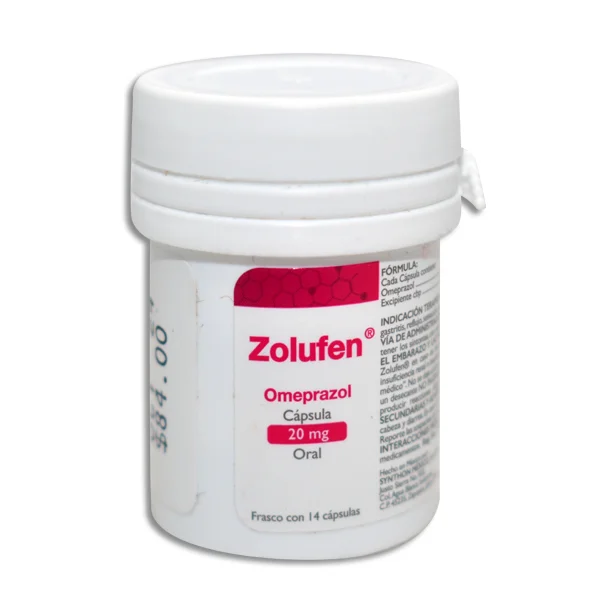 Zolufen Omeprazol Capsula con 20 mg 
