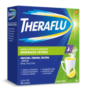 Theraflu Verde Antigripal Caja 10 Sobres 