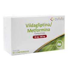Vildagliptina+Metf Avivia 50/850 mg 60 tabletas 