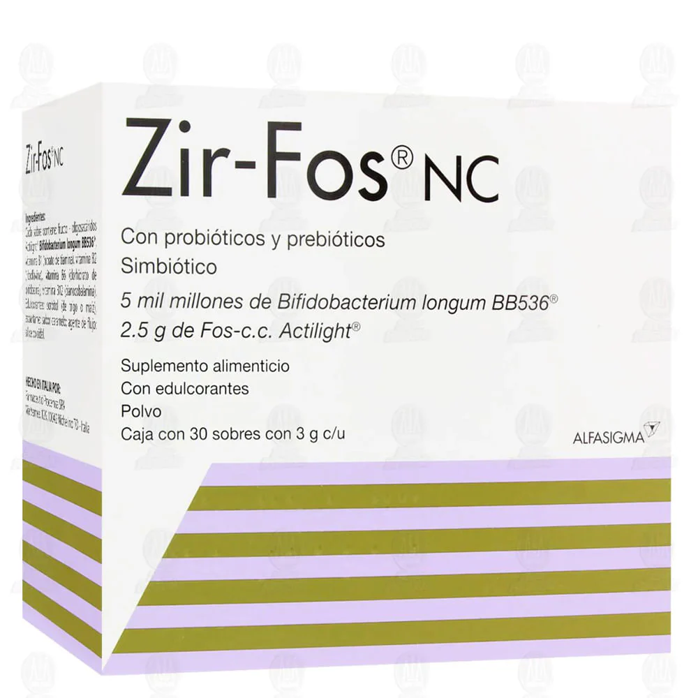 Zir-Fos NC Caja C/30 Sobres de 3 Gr C/u