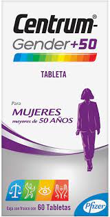  Gender 50+ Mujer, frasco con 60 tabletas