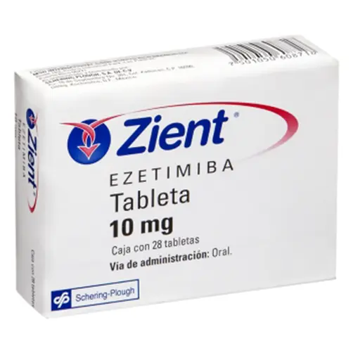 Zient 10 mg con 28 tabletas 