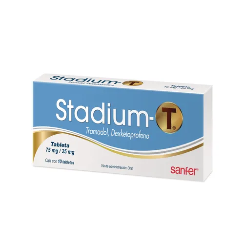  Stadium T 75 mg / 25 mg – 10 tabletas