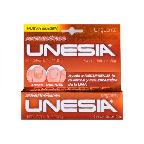 UNESIA UNGÜENTO 1g/100g Caja con tubo con 20g Bifonazol