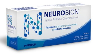 NEUROBION 100mg 5mg, 50mcg Caja con 30 Tabletas Tiamina, Piridoxina, Cianocobalamina