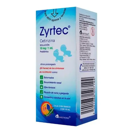 [ZYR-ARM-FRA-EXP] Zyrtec 10 mg/1 ml Gotas Oral Pediatrico 10 ml